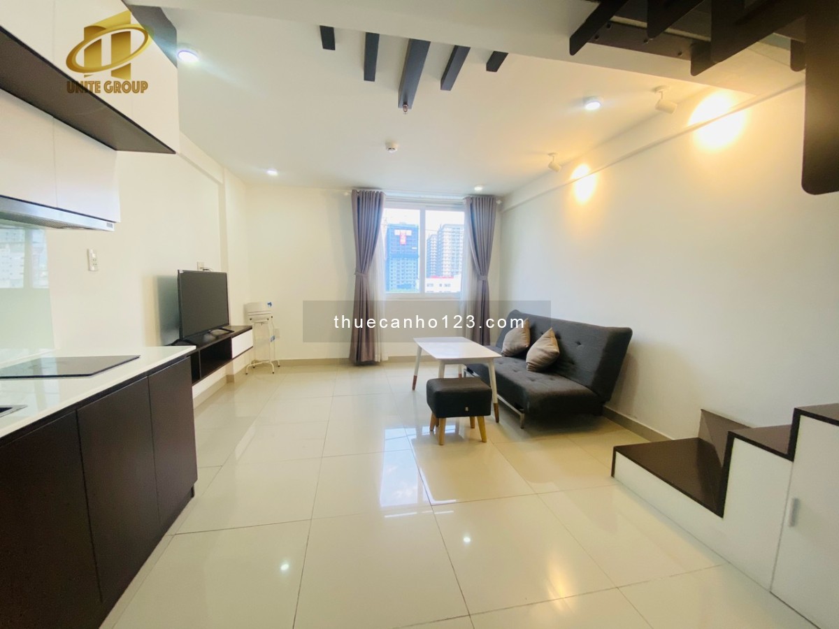 Duplex Studio 1PN 2PN Full nội thất chợ Tân Mỹ