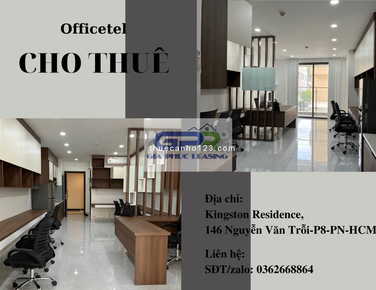 Officetel Kingston, Phú Nhuận, full NT cho thuê giá chỉ 1.x tr/th