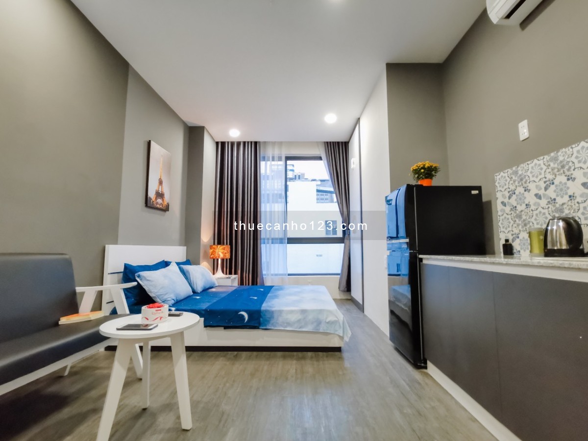 Căn hộ 30m2 xinh xắn tone sang full nội thất gần NowZone