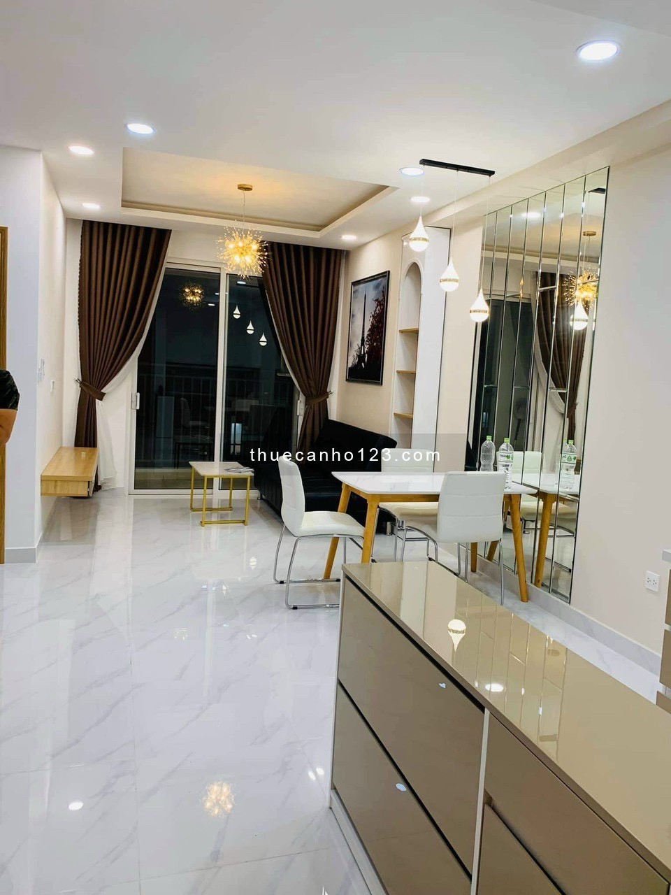 Cho thuê nhanh CHCC Richstar khu 1, Tân Phú, DT 65m2, 2pn, 2wc, nhà nội thất đẹp dọn vào ở ngay 11tr