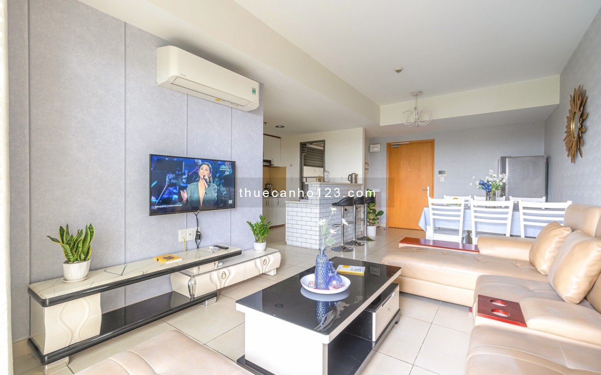 Căn hộ 2 phòng ngủ nội thất cao cấp cho thuê ngắn/dài hạn tại Masteri Thảo Điền