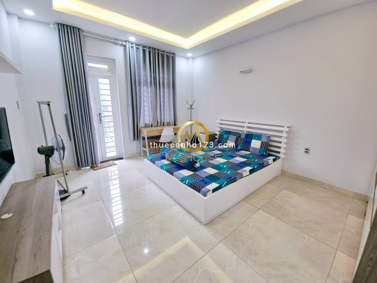 Siêu phẩm 1 phòng ngủ bancol mới 100% ngay Cư Xá Bắc Hải