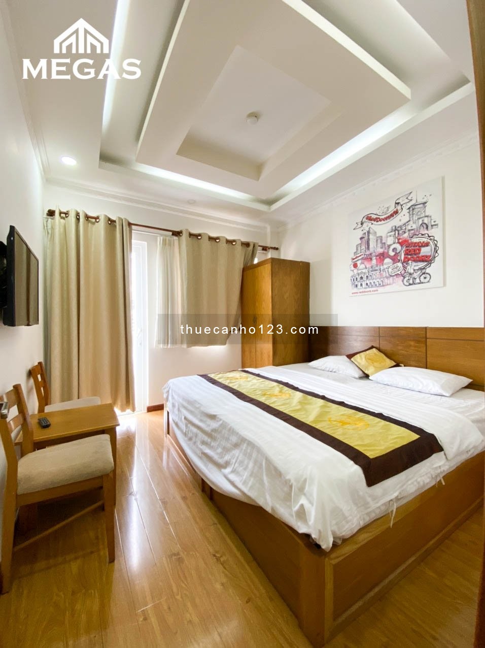 Căn hộ cao cấp 1 phòng ngủ full nội thất, có ban công lớn tại Thảo Điền, quận 2