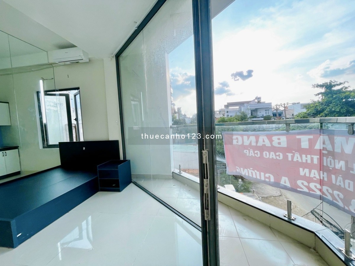 CH cao cấp full nội thất balcony, view siêu đẹp, toà nhà mới xây 100%