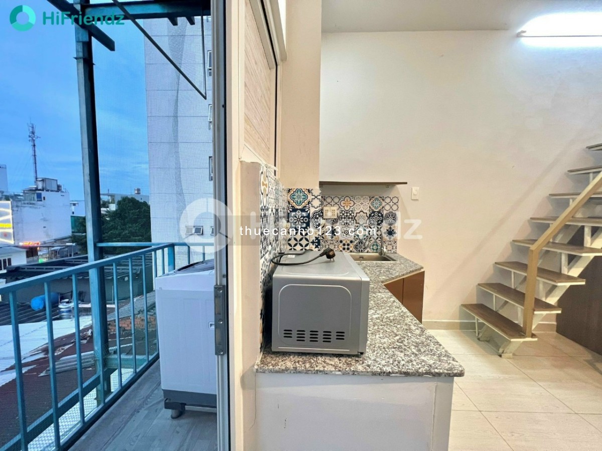 CH Duplex balcony full nội thất thoáng mát - nằm gần Phan Đăng Lưu