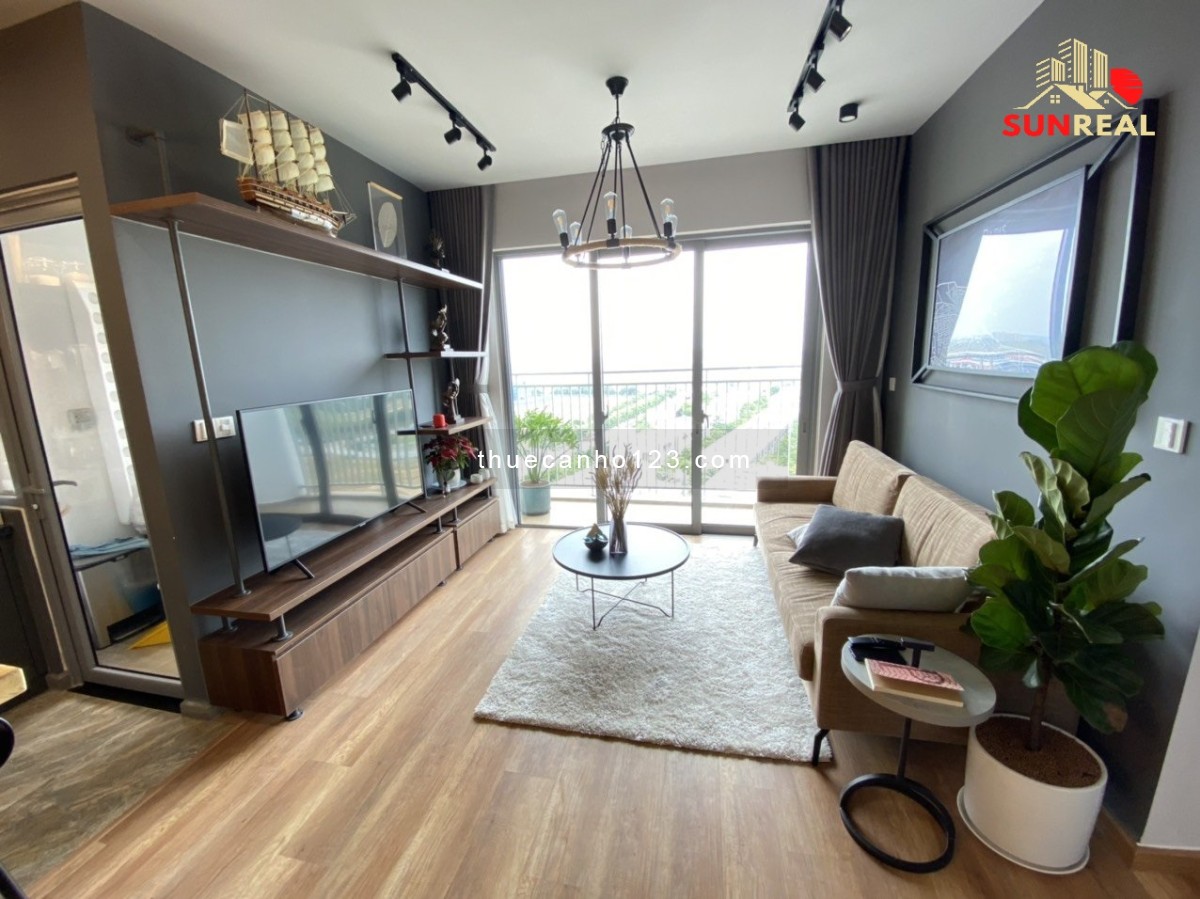 Căn 2PN nội thất đẹp thiết kế hiện đại cho thuê 17 triệu/tháng tại Palm Heights. LH 0792 317 869