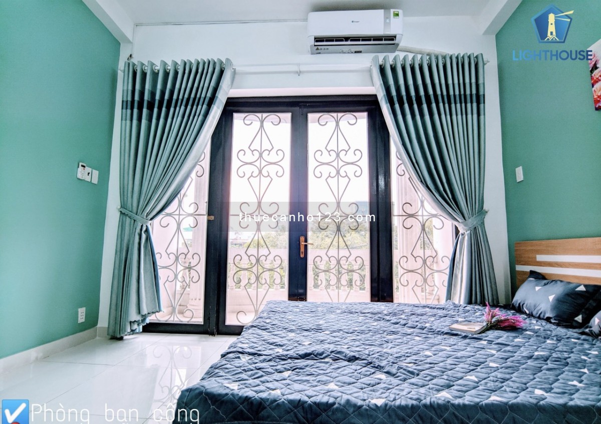 Cho thuê căn hộ 1pn full nội thất, view Balcon gần Chợ Bà Chiểu