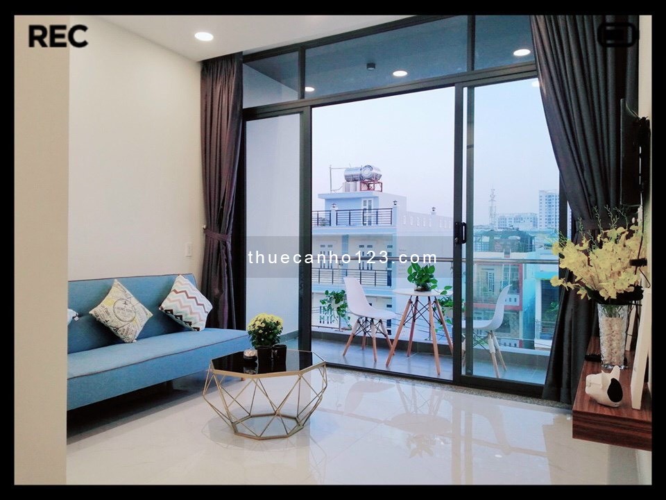 Cho thuê căn hộ quận 7, full nội thất, studio 1 pn tại Huỳnh Tấn Phát, Quận 7