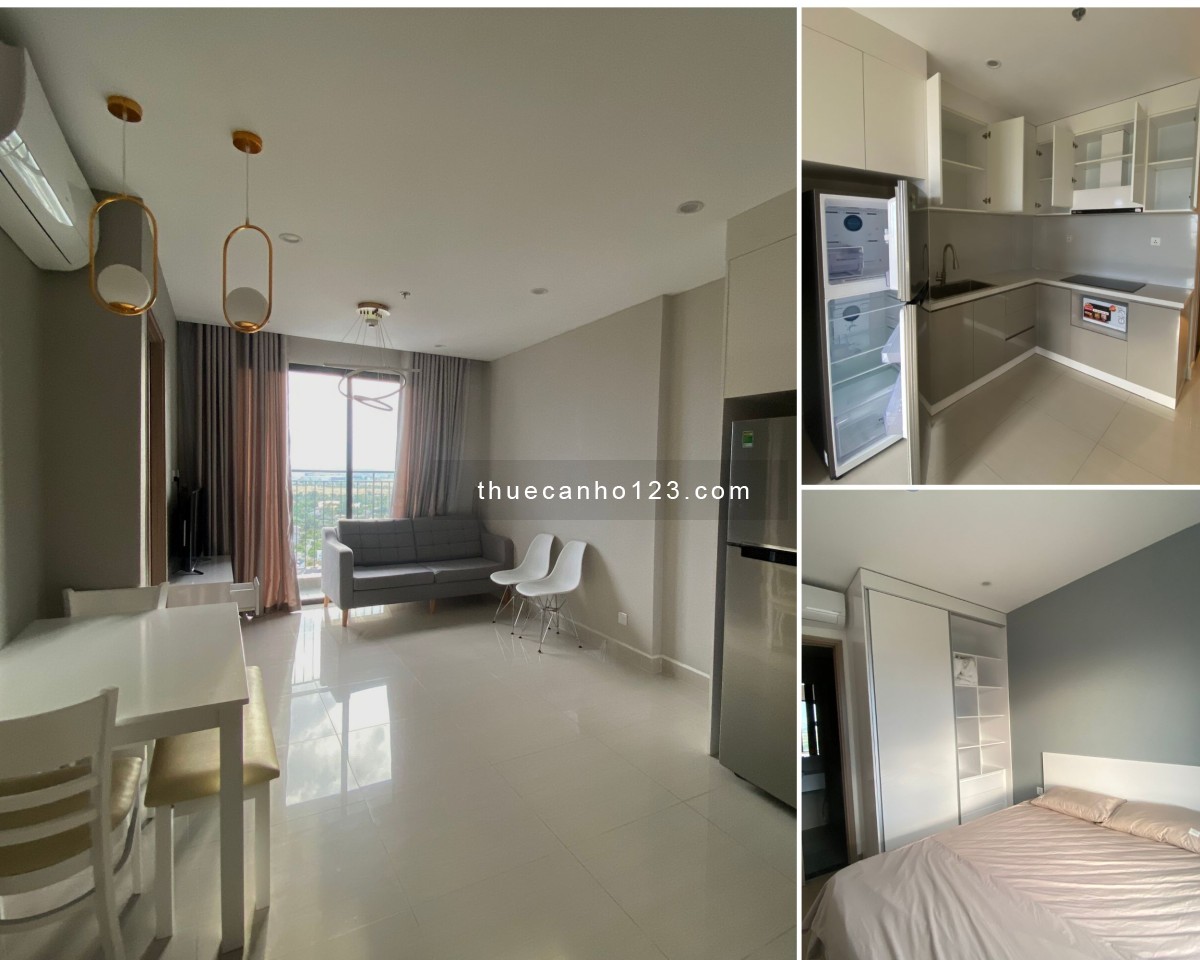 Cho thuê căn 2PN 2WC full nội thất, view Landmark thoáng mát, không bị chắn ở Vinhomes Quận 9