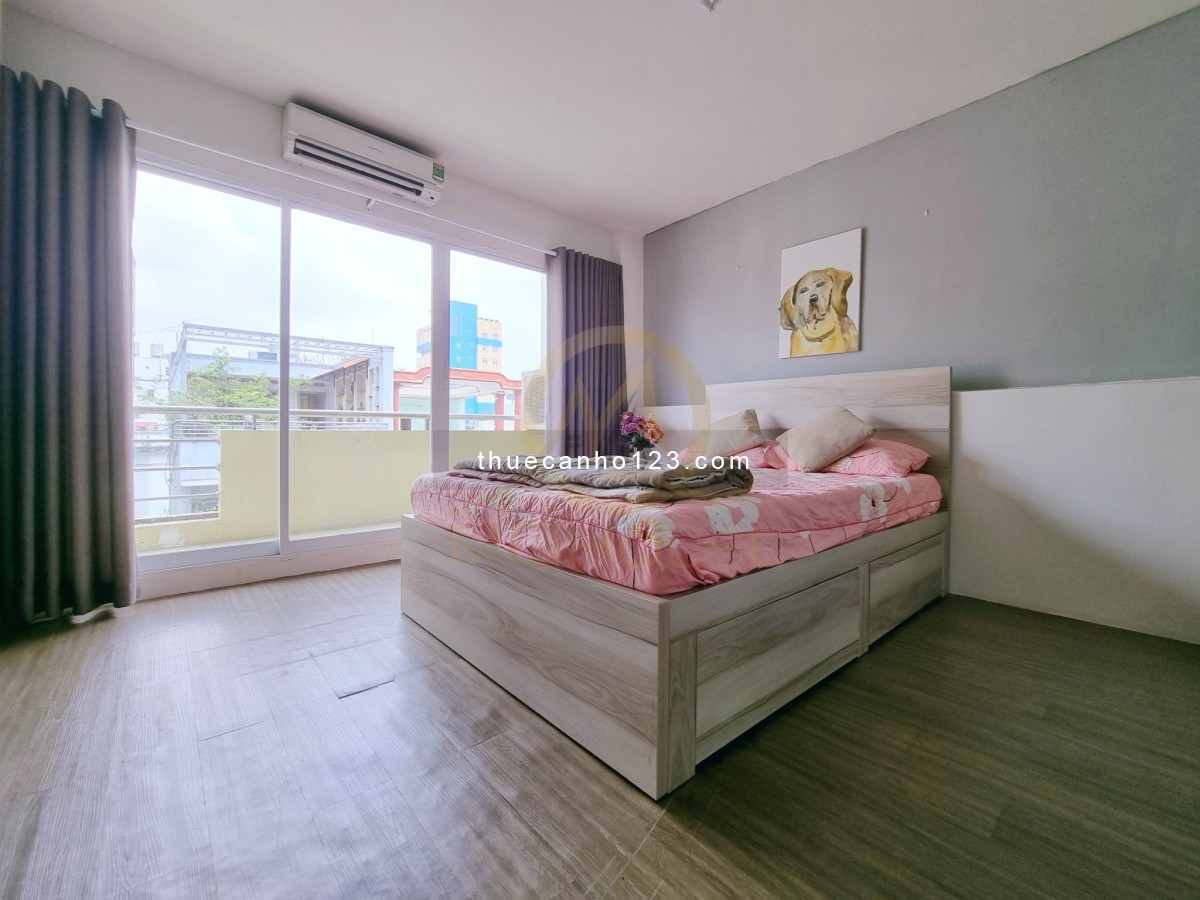 Căn hộ studio balcon full nội thất ngay Nguyễn Văn Thủ, ĐH Kiến Trúc Q1