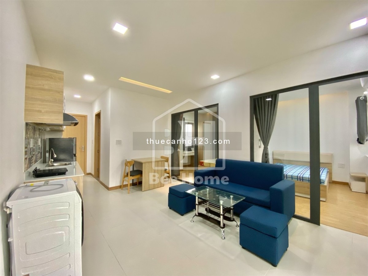 siêu phẩm CH chung cư 2pn 70m2, balcony, full nt, gần Ngã Tư Hàng Xanh, có bãi oto tại tòa