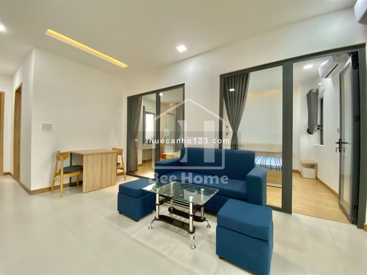 siêu phẩm CH chung cư 2pn 70m2, balcony, full nt, gần Ngã Tư Hàng Xanh, có bãi oto tại tòa