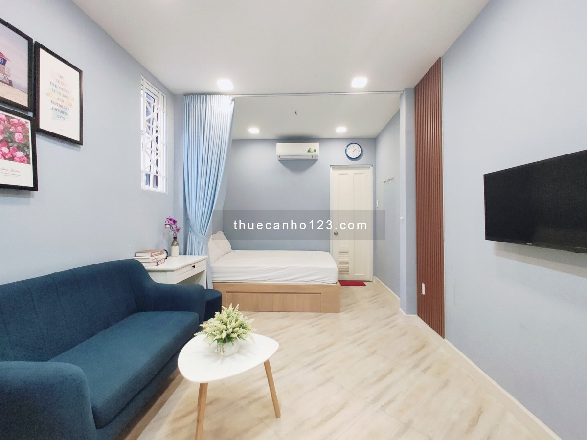 Căn hộ studio balcon full nội thất ngay Hà Đô Centrosa, Cao Thắng