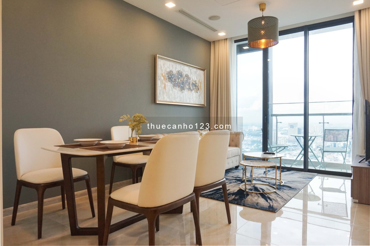 Căn hộ 2 phòng ngủ, 2wc, view Landmark đẹp, full nội thất Vinhomes Bason