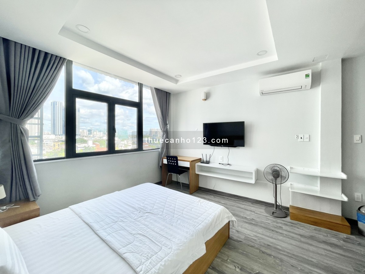 Studio full nt, tách bếp, cửa sổ thoáng view đẹp gần Landmark 81, gần cầu Thị Nghè