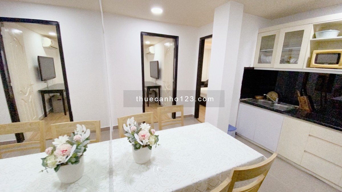 Cho thuê căn hộ 2 phòng ngủ Hai Bà Trưng Quận 3