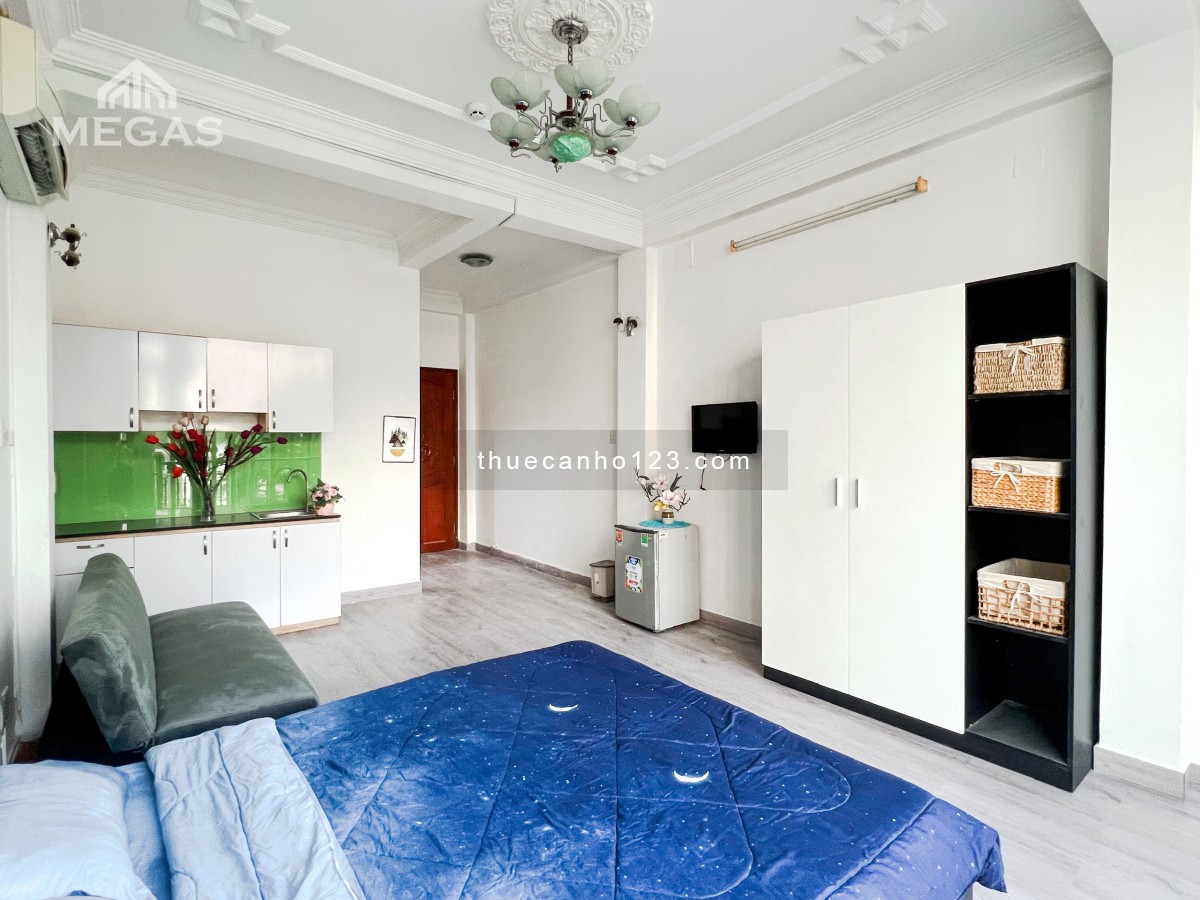 Căn hộ quận 1, full nội thất, hướng sáng, thang máy & hầm xe an ninh