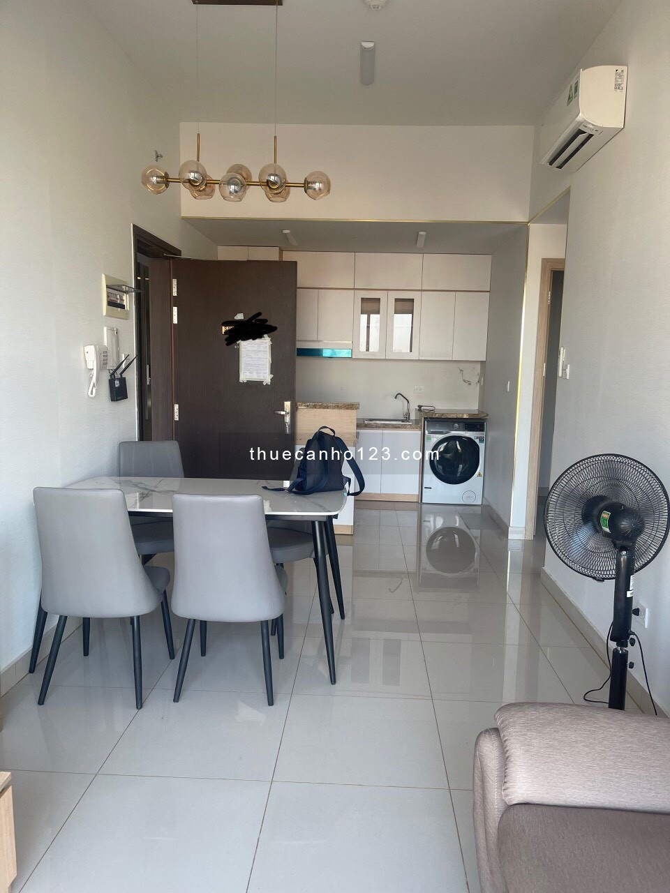 Cho thuê căn hộ chung cư Q2, Chuyên The Sun 1+1, full như hình 11,5tr bao phí