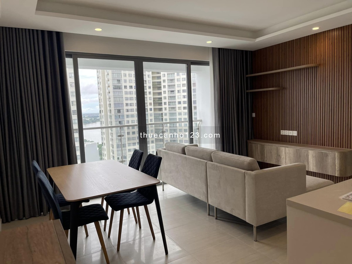 Cho thuê 2PN Đảo Kim Cương view hồ bơi siêu đẹp, 90m2, giá 23 triệu/tháng, full nội thất xịn sò