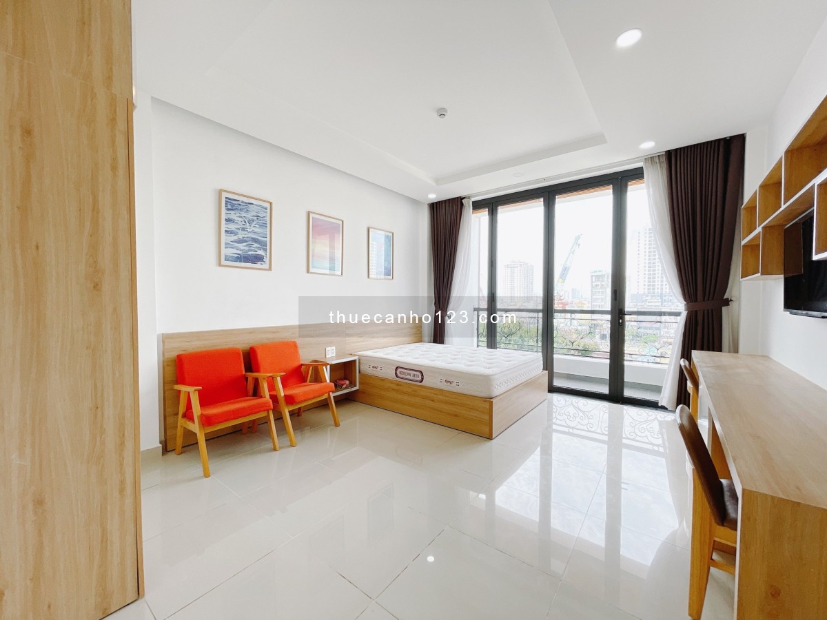 Phòng ngủ riêng 60m2 bao phí view tầm cao Quận 4