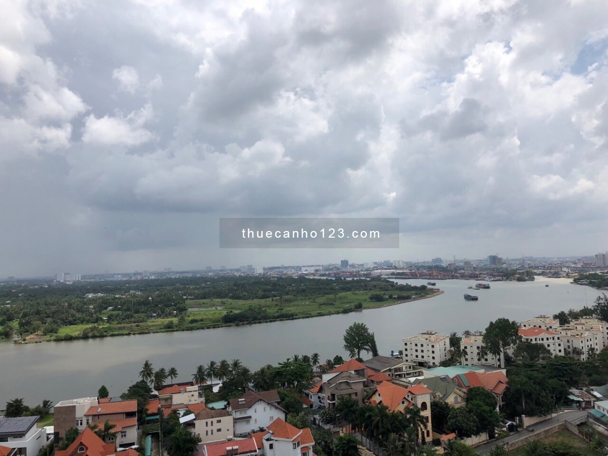 Cho thuê 4PN Nassim Thảo Điền Quận 2, view sông trực diện, có thang máy riêng