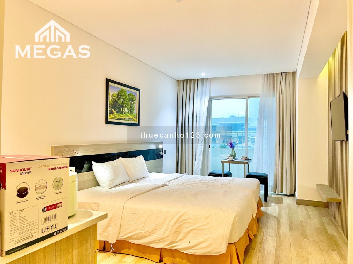 Cho thuê căn hộ dịch vụ cách Bình Thạnh, Quận 1 chỉ 15 phút đi xe