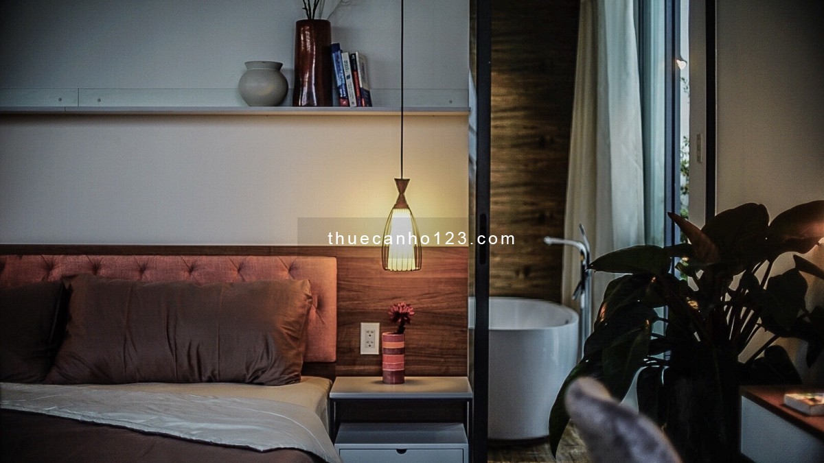 C.Hộ Luxury 1PN Style Indochine Balcony View Landmark 81| 0827405015