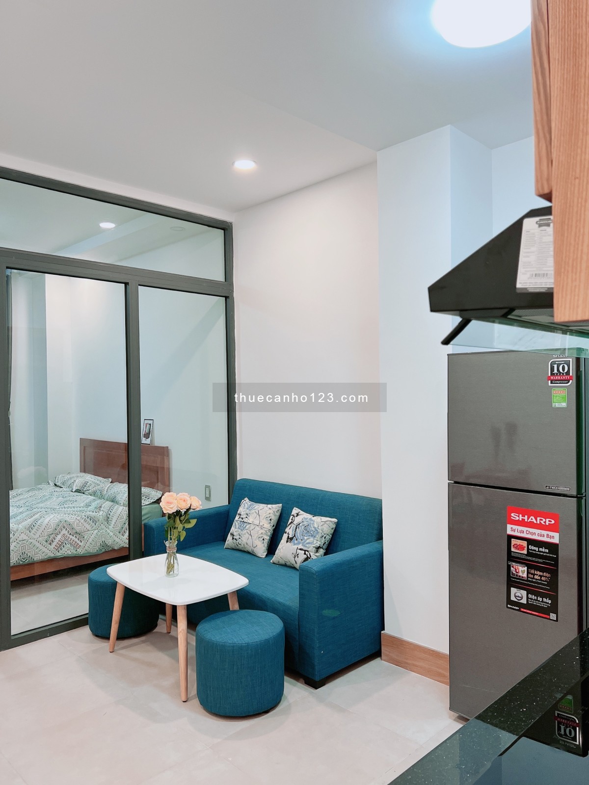 Căn hộ 1 phòng ngủ cực căng cực nét ngay tại Thảo Điền