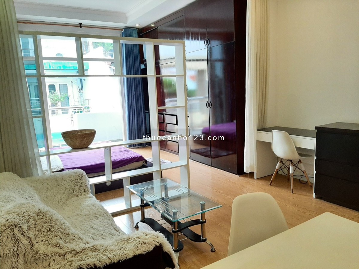 Căn hộ Studio và balcon full nội thất cao cấp ngay Nguyễn Đình Chiểu vòng xoay Điện Biên Phủ