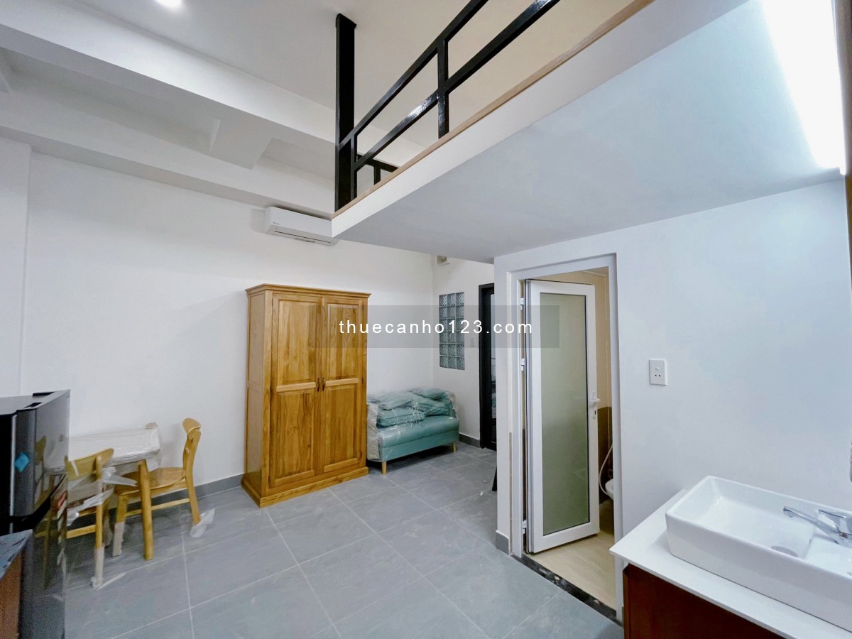 Khai trương căn hộ duplex mới 100% giá tốt gần Hutech, Văn Lang, Chợ Bà Chiểu