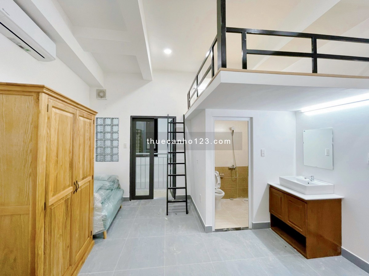 Khai trương căn hộ duplex mới 100% giá tốt gần Hutech, Văn Lang, Chợ Bà Chiểu