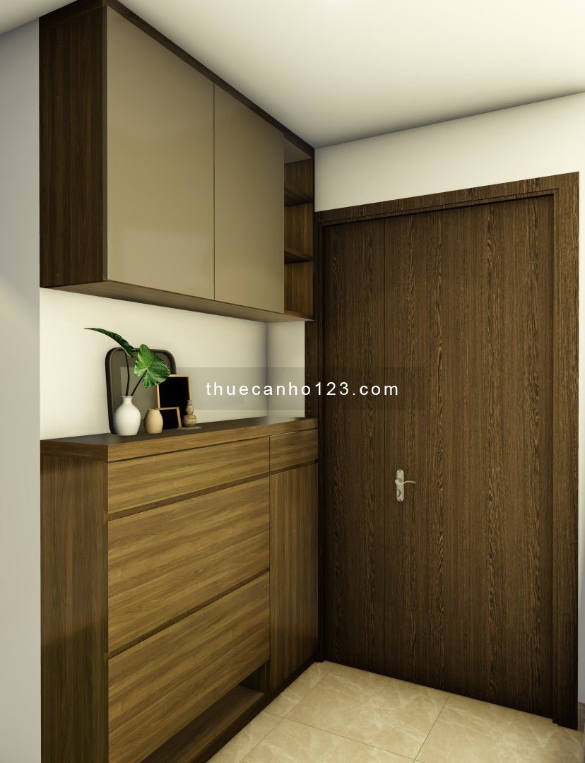 Căn hộ 2 phòng ngủ với đầy đủ nội thất cao cấp vừa được thiết kế xong ,cho thuê giá tốt LH: Em Tuấn