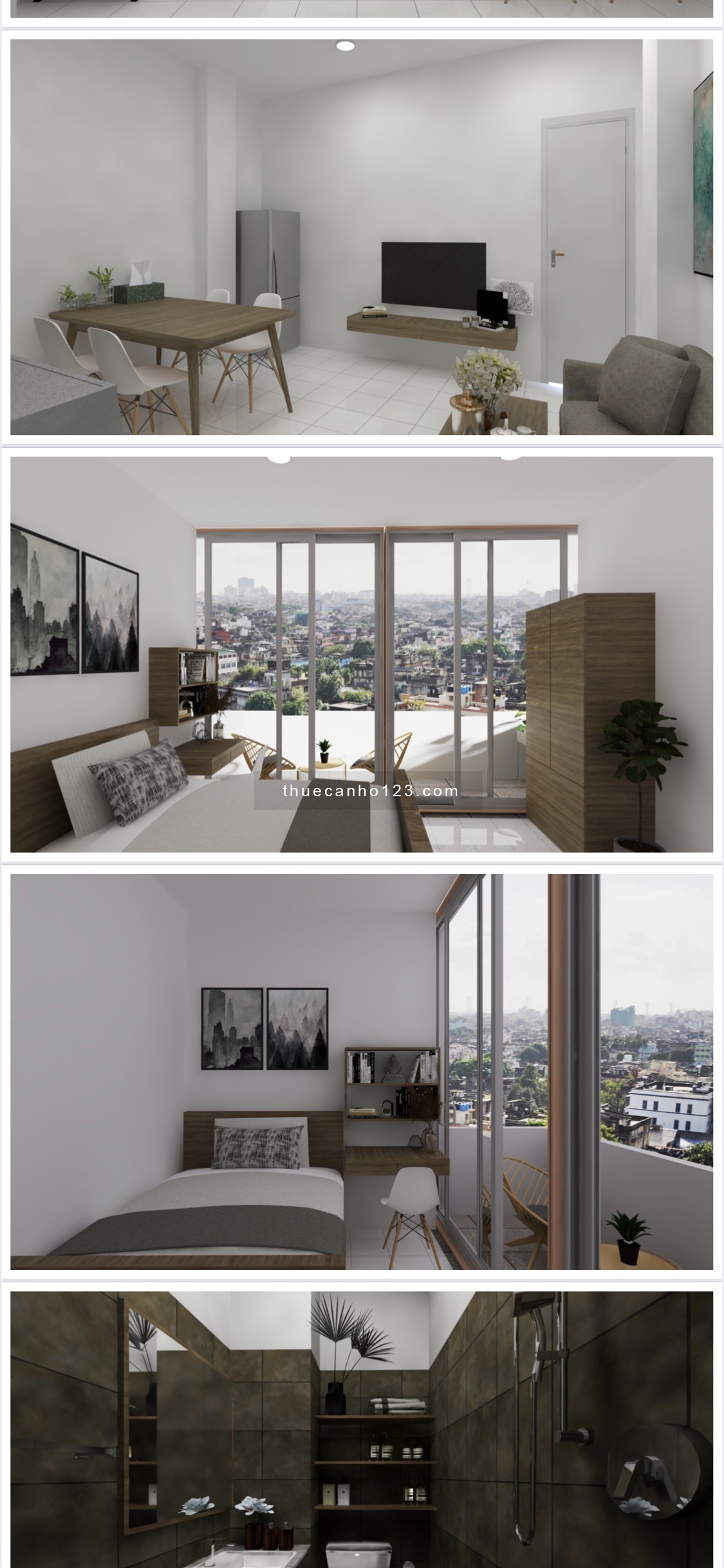 Căn hộ 1 phòng ngủ Hoàng Sa quận 1 sắp khai trương