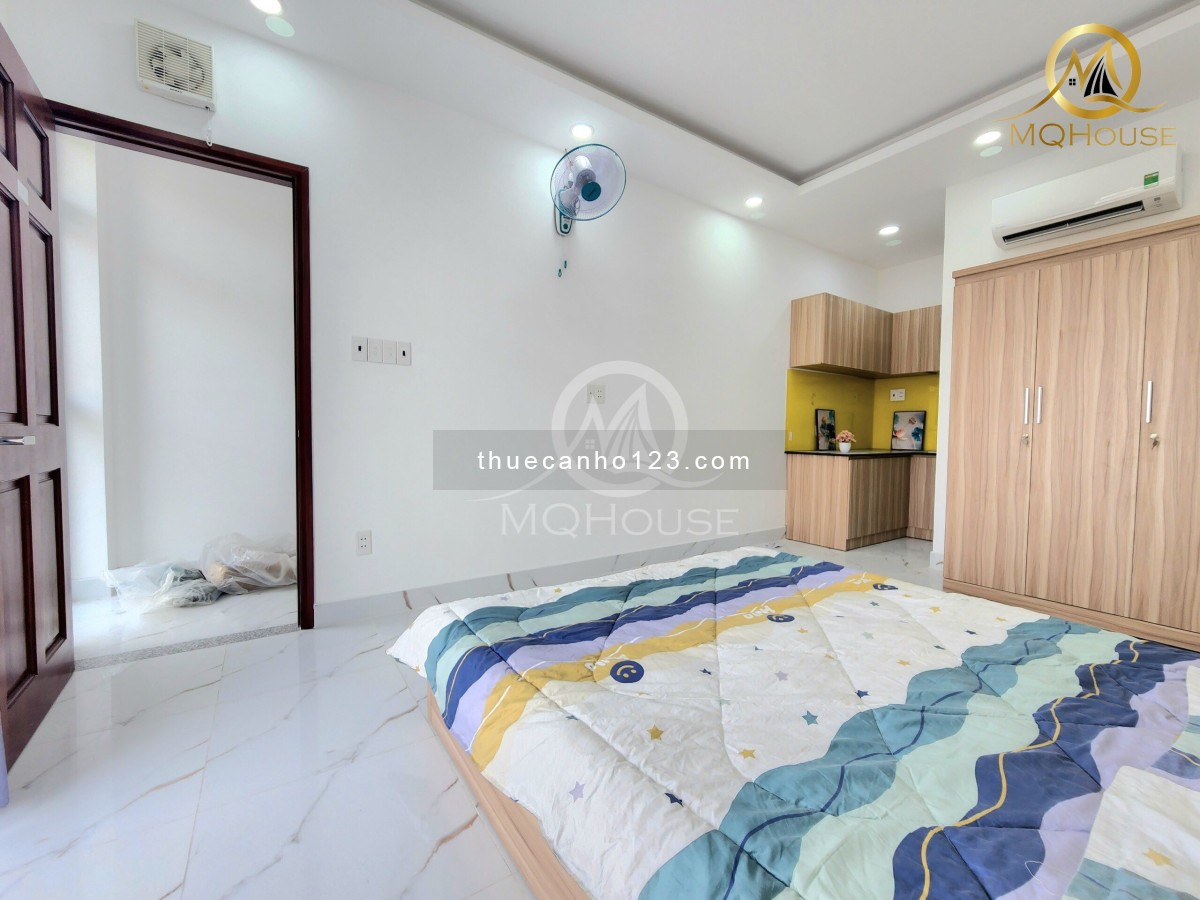 Cho thuê căn hộ ban công, cửa sổ thoáng gần Etown cộng hoà