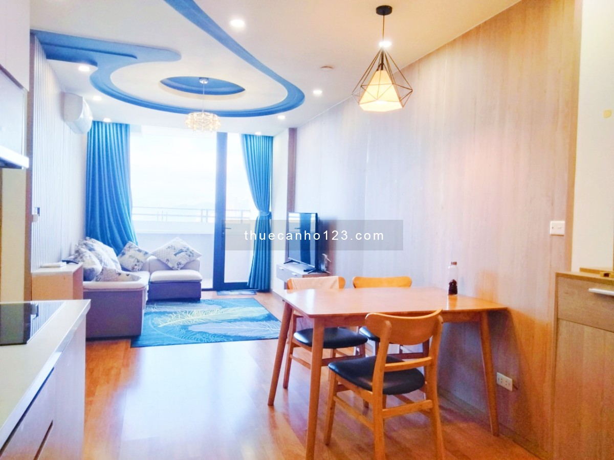 Cho thuê căn hộ 2PN full nội thất tầng cao view biển