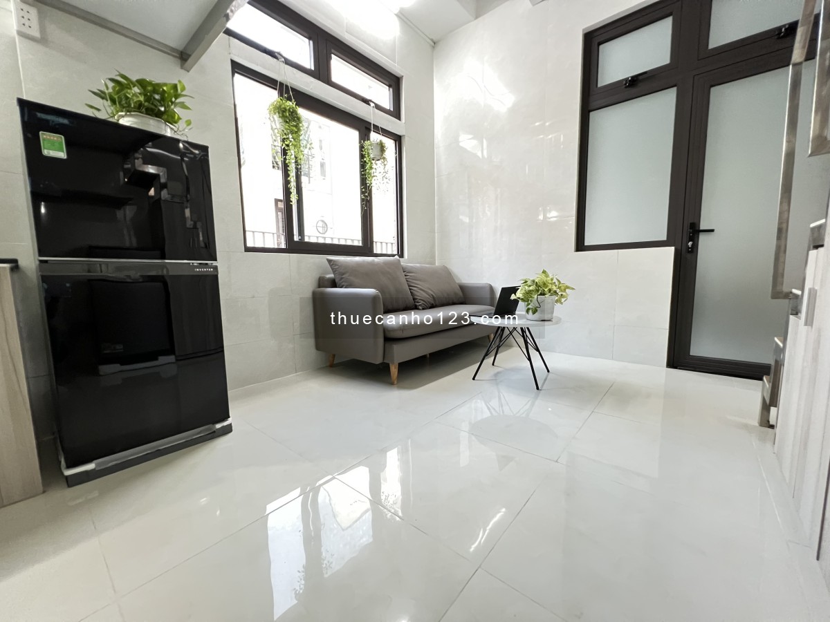 Khai trương căn hộ Studio, duplex máy giặt riêng mới 100% ngay cv Lê Thị Riêng