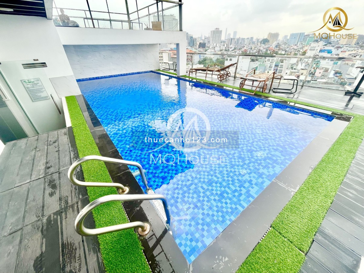 1 pn riêng, pk riêng có thang máy - balcon view cực đẹp - Hồ bơi ngay tại Quận 3