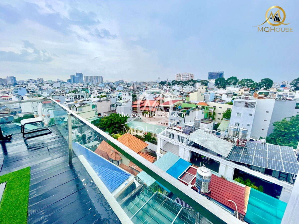 1 pn riêng, pk riêng có thang máy - balcon view cực đẹp - Hồ bơi ngay tại Quận 3