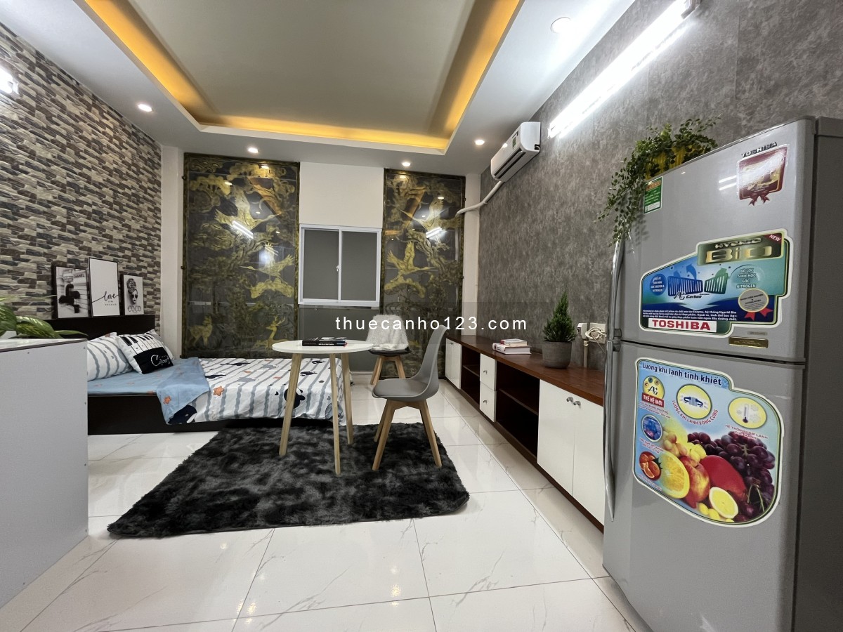 Cho thuê căn hộ Studio siêu xịn mịn, DT 25m2, Full nội thất tại Tân Phú