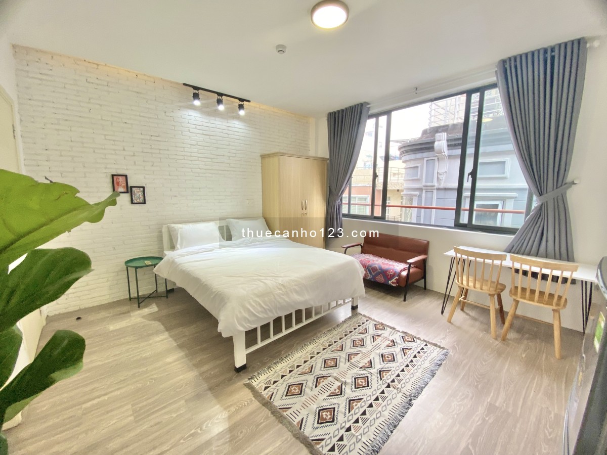 Cho thuê căn hộ Studio, 30m2, Full nội thất ngay trung tâm Quận 1, không chung chủ