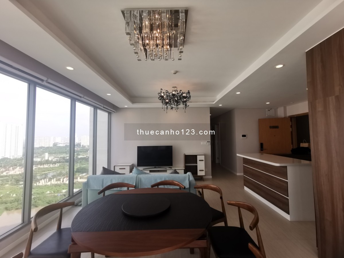 Cho thuê căn hộ 3 PN, 123m2 tại Đảo Kim Cương - Full nội thất - giá chỉ $1500/tháng