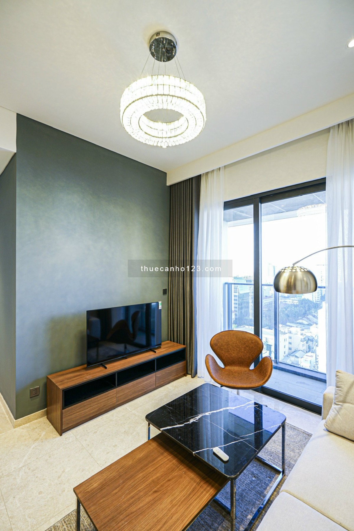 Cho thuê căn hộ tại The Marq Q1 - 3 pn - Full NT, 102m2, giá siêu thực 3000 USD bao phí