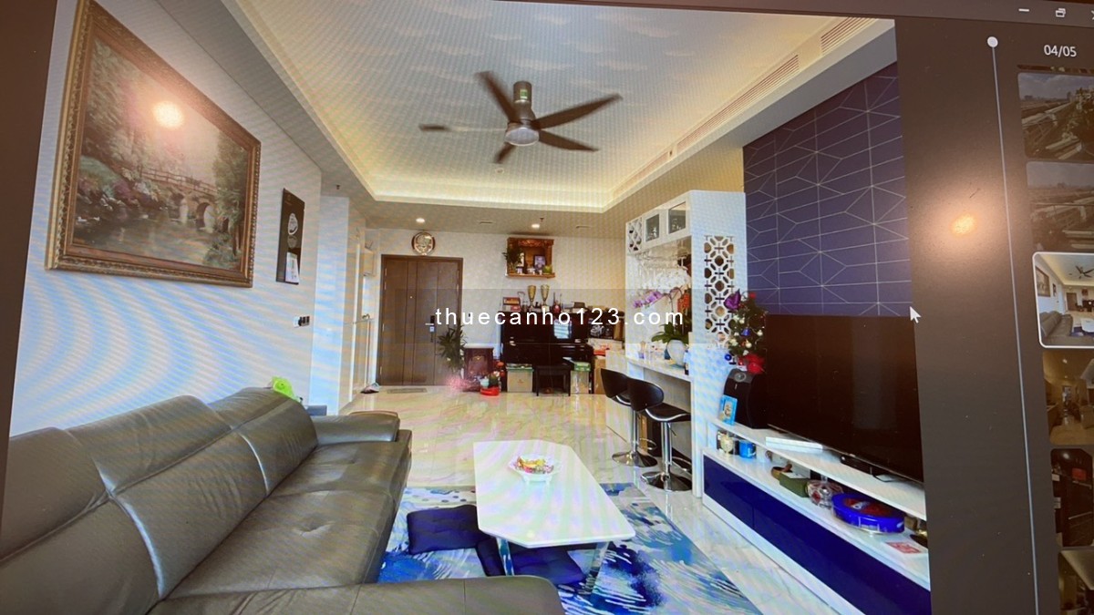 Cho thuê căn hộ 3 phòng ngủ 127m2 tại Khu Sala - Sarina, Thủ Thiêm, giá 33tr