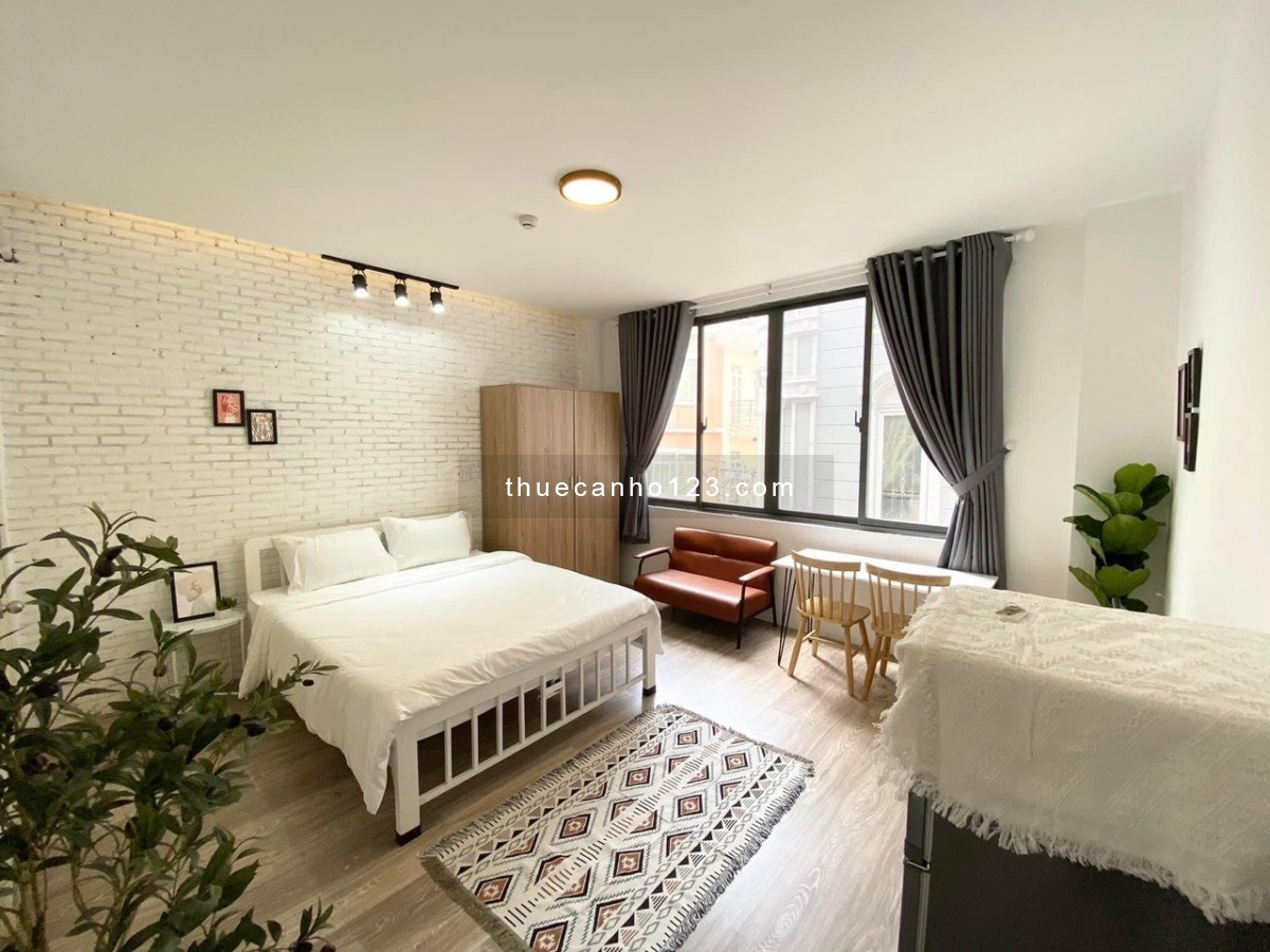 Cho thuê căn hộ dịch vụ tại quận 1, full nội thất, dt 40m2 gần chợ Tân Định, giá 8tr5