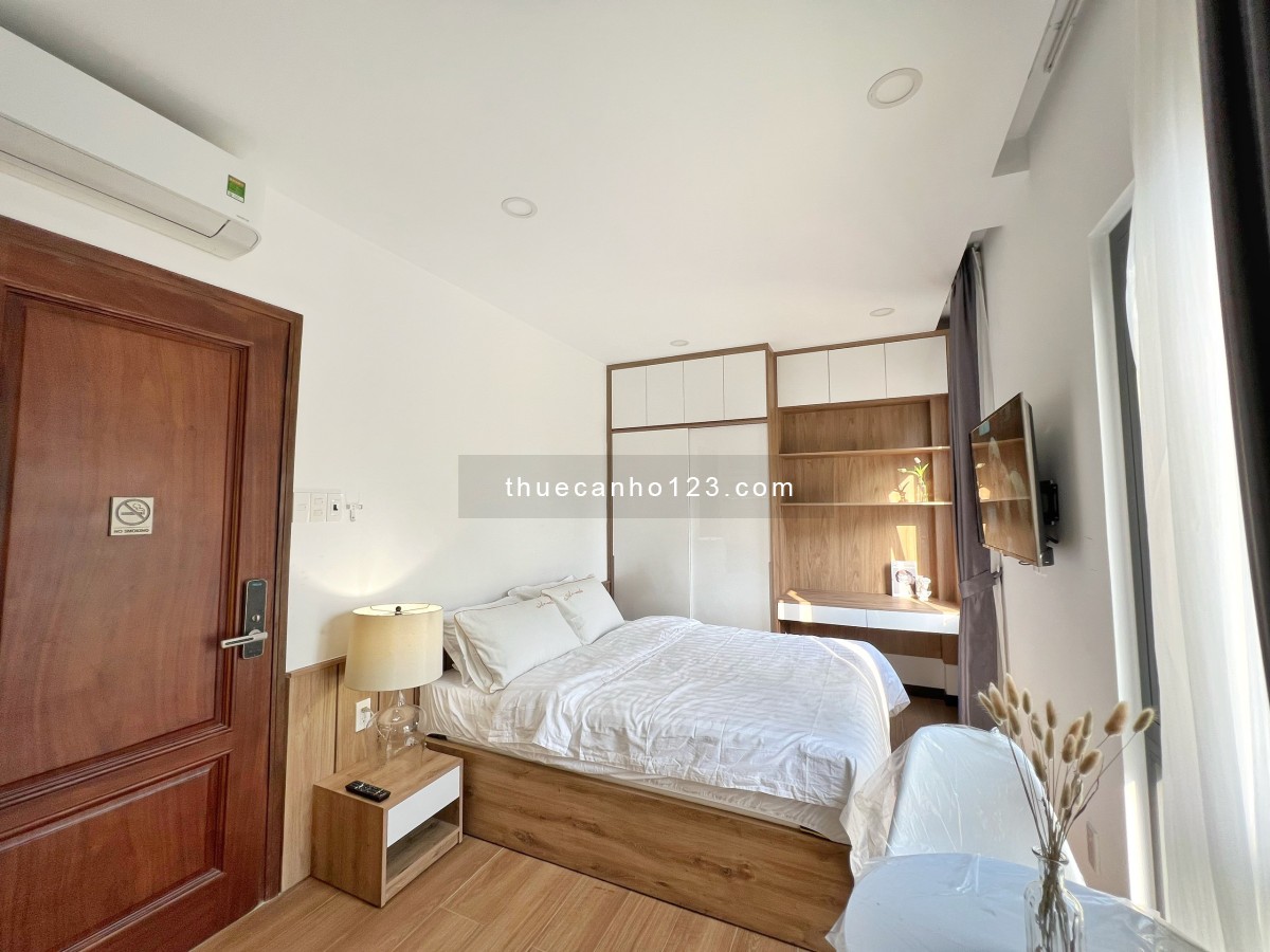 Cho thuê căn hộ Studio cao cấp tại Trường Sa Phú Nhuận, 30m2, giá 8tr8, 1 pn, 1 wc