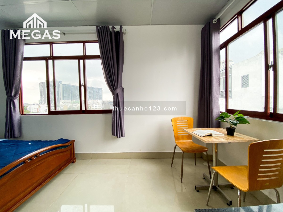 Cho thuê căn hộ mới 100%, full nội thất cửa sổ lớn, ngay Đảo Kim Cương, đường Trương Văn Bang