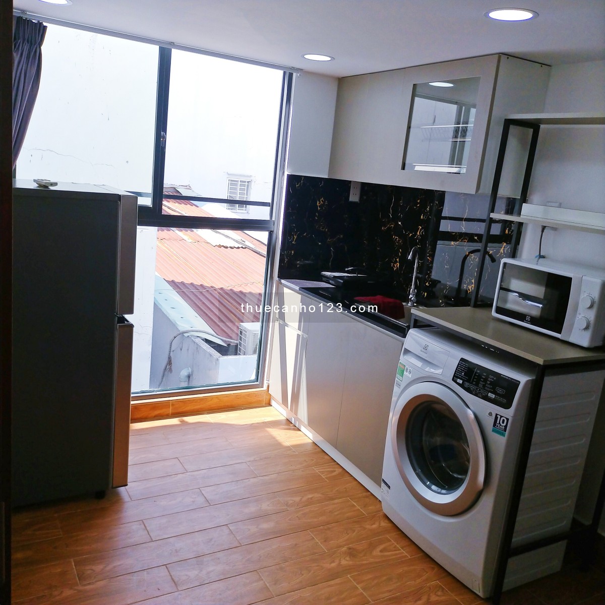 Căn hộ Duplex mà có luôn máy giặt riêng, Full Nội Thất, giá chỉ 5tr8 tại Phú Nhuận