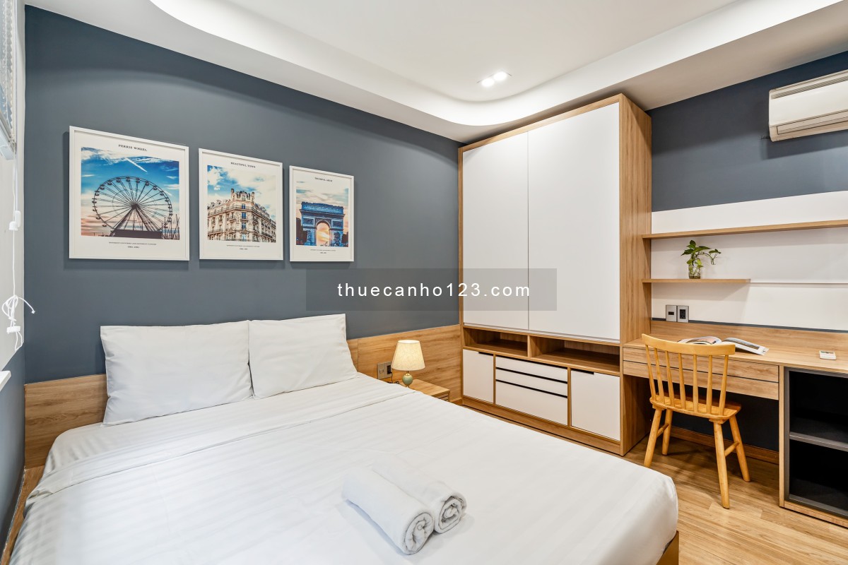 Căn hộ Studio Cao cấp Balcony lớn full nội thất - Nguyễn Bỉnh Khiêm, P.ĐaKao, 40m2, giá 12tr