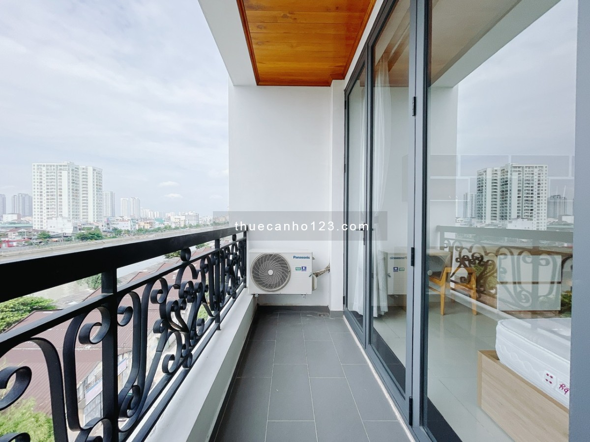 1PN/Studio/Penhouse bancong full NT máy giặt riêng view kênh tẻ gần ĐH NTT, ĐH Luật, Lotte quận 7