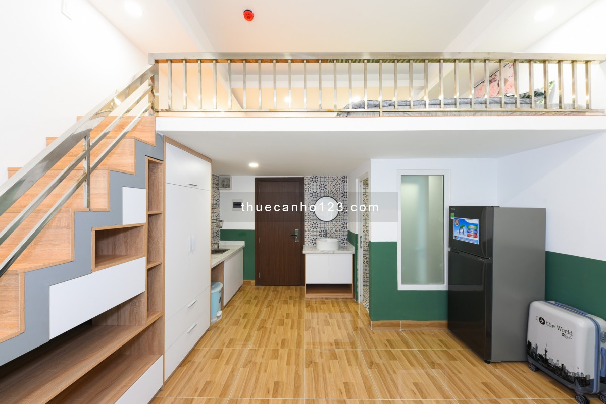 Căn hộ Duplex Luxury full nội thất, có thang máy ngay trung tâm Bình Thạnh, dt 40m2, giá 7tr5